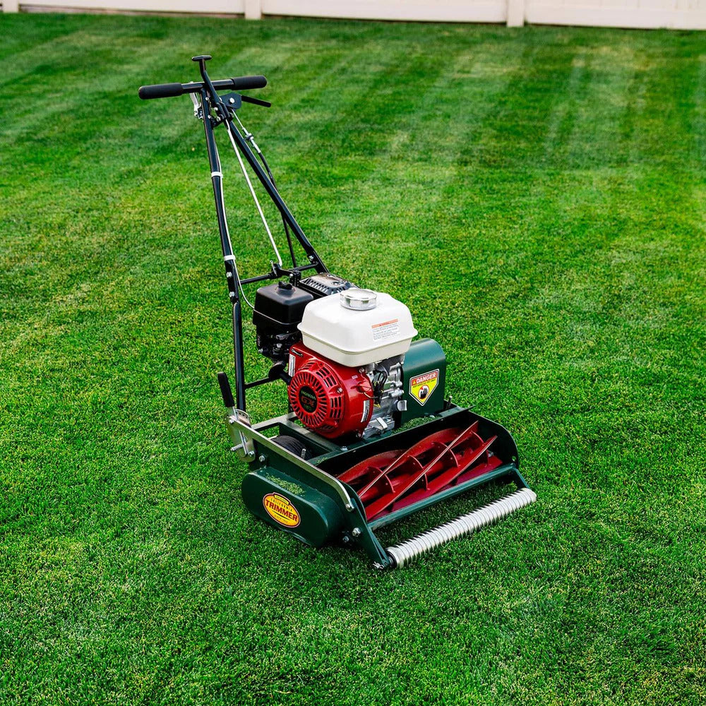California Trimmer Classic Standard Reel Lawn Mower - 20-Inch, 7-Blade, Gas Walk-Behind