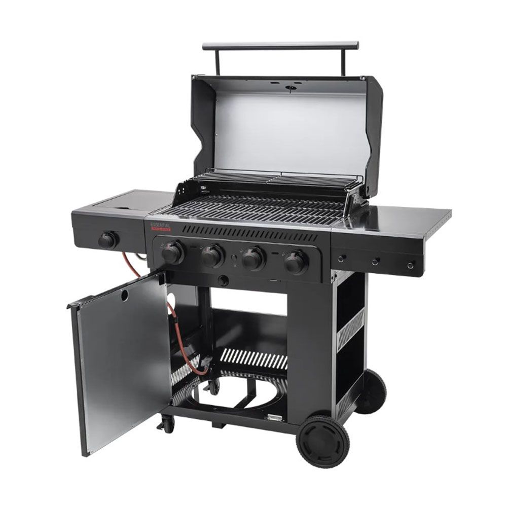 Char-Broil Essential 4 G 4 Burner Gas BBQ Grill with Side Burner