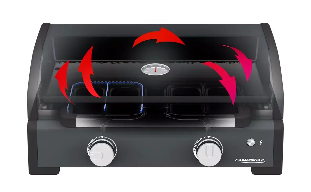 Campingaz Sigma 2 Gas Plancha Griddle with Hood 65cm