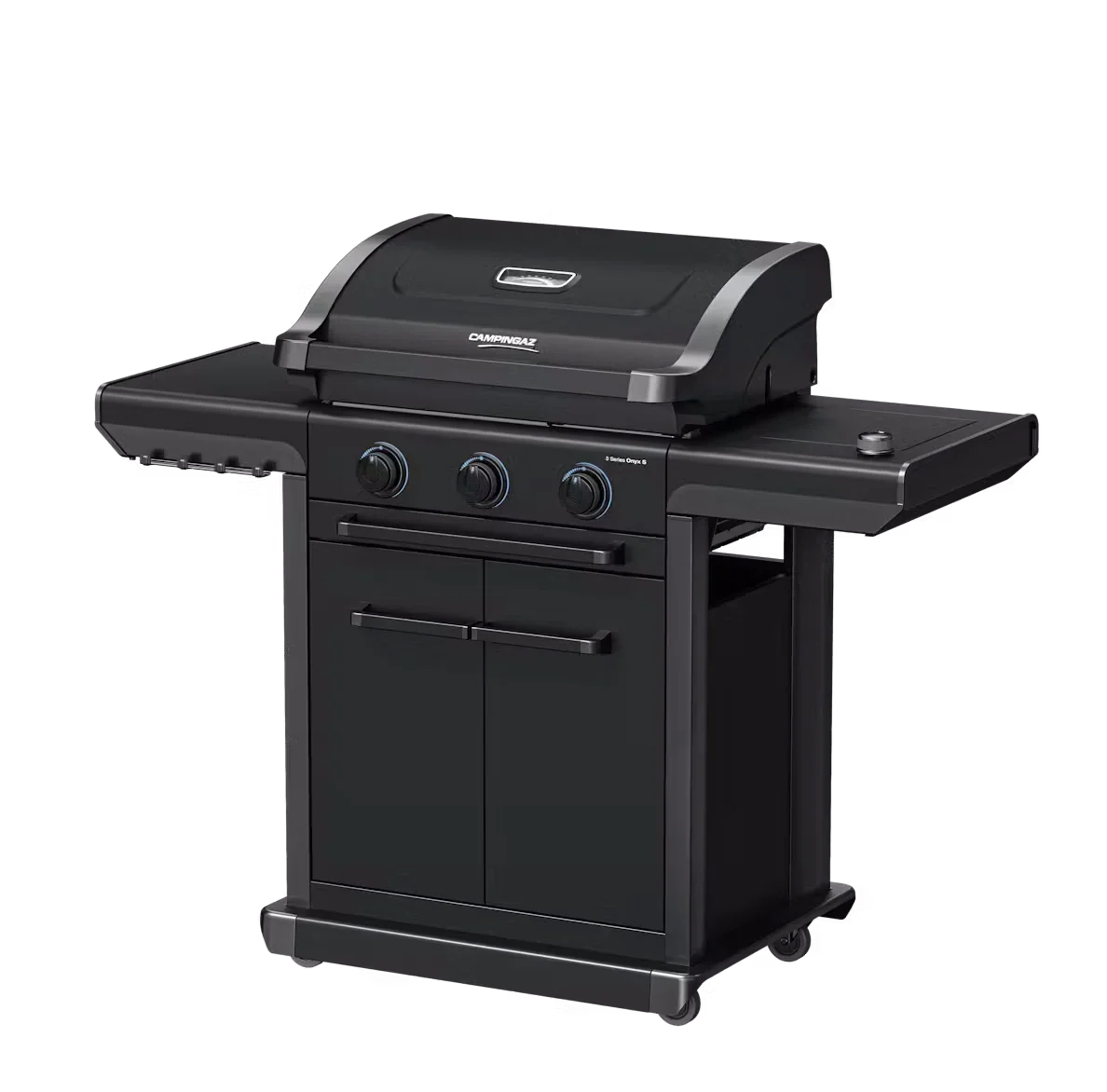 Campingaz 3 Series Onyx S 3 Burner Gas BBQ Grill with Side Burner