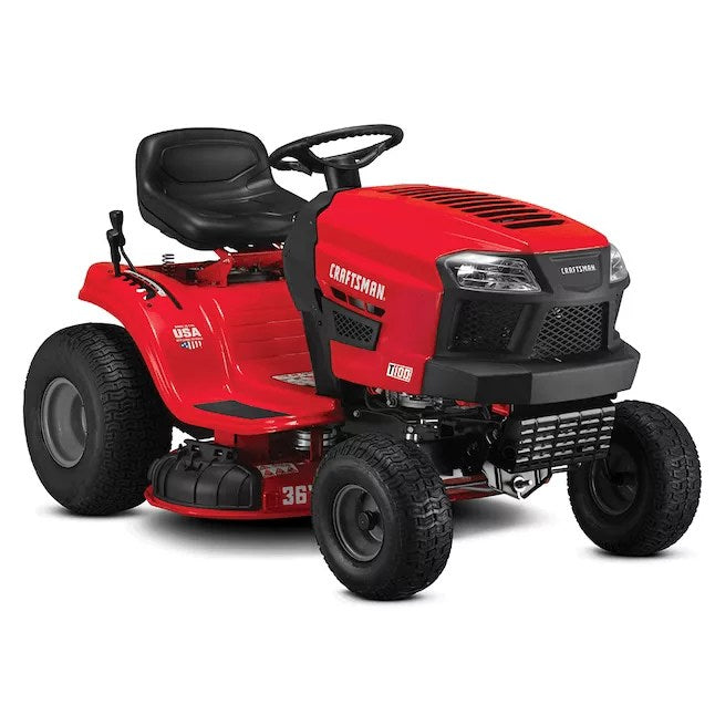 Craftsman T100 Riding Lawn Mower - 11.5 HP Gas Engine