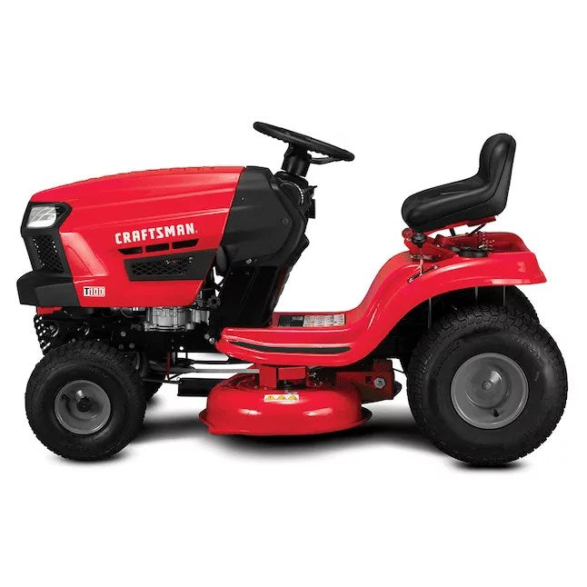 Craftsman T100 Riding Lawn Mower - 11.5 HP Gas Engine