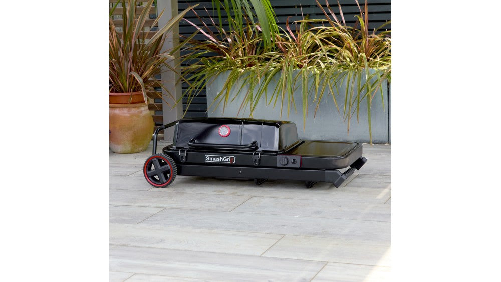 Grillstream SmashGrill Go Gas BBQ Griddle with Trolley