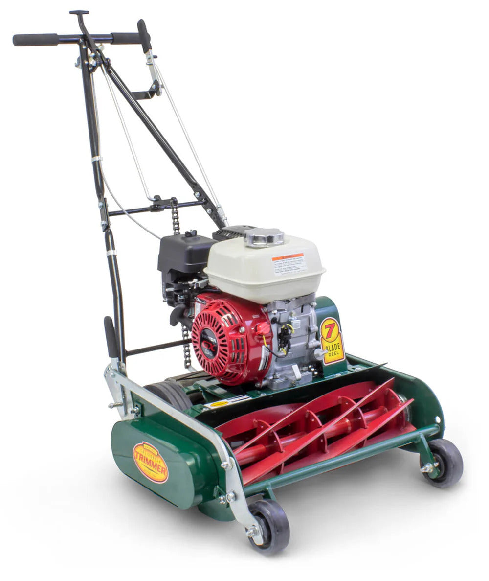 California Trimmer Classic Standard Reel Lawn Mower - 20-Inch, 7-Blade, Gas Walk-Behind