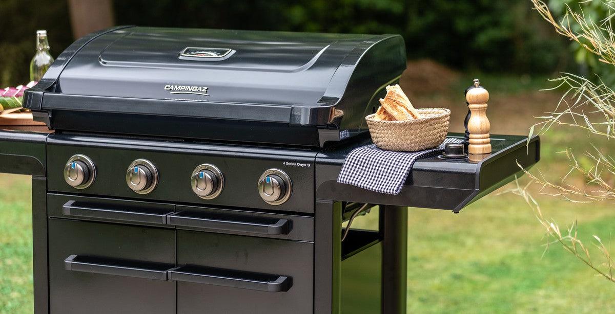 Campingaz 4 Series Onyx S 4 Burner Gas BBQ Grill with Side Burner