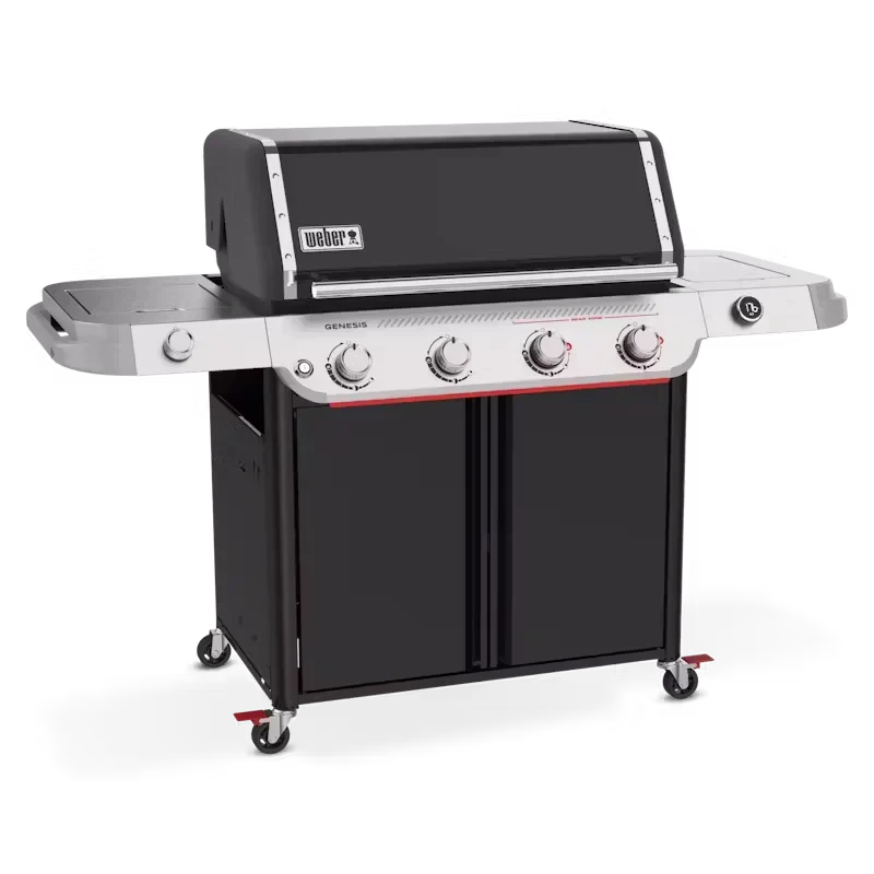 Weber Genesis E-435W 4 Burner Gas BBQ Grill with Side Burner